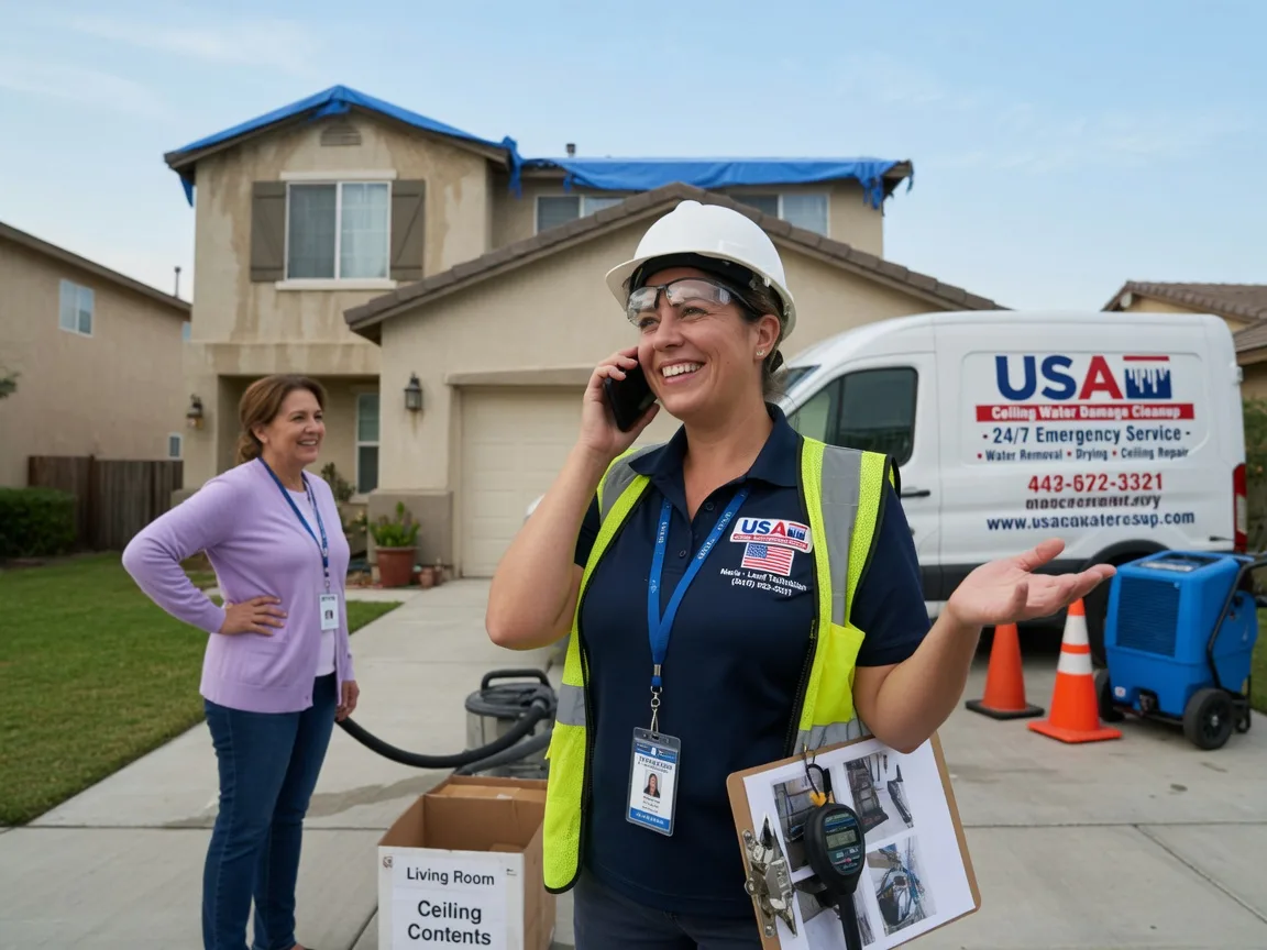 Ceiling Water Damage Restoration Portal, ND FAQs
